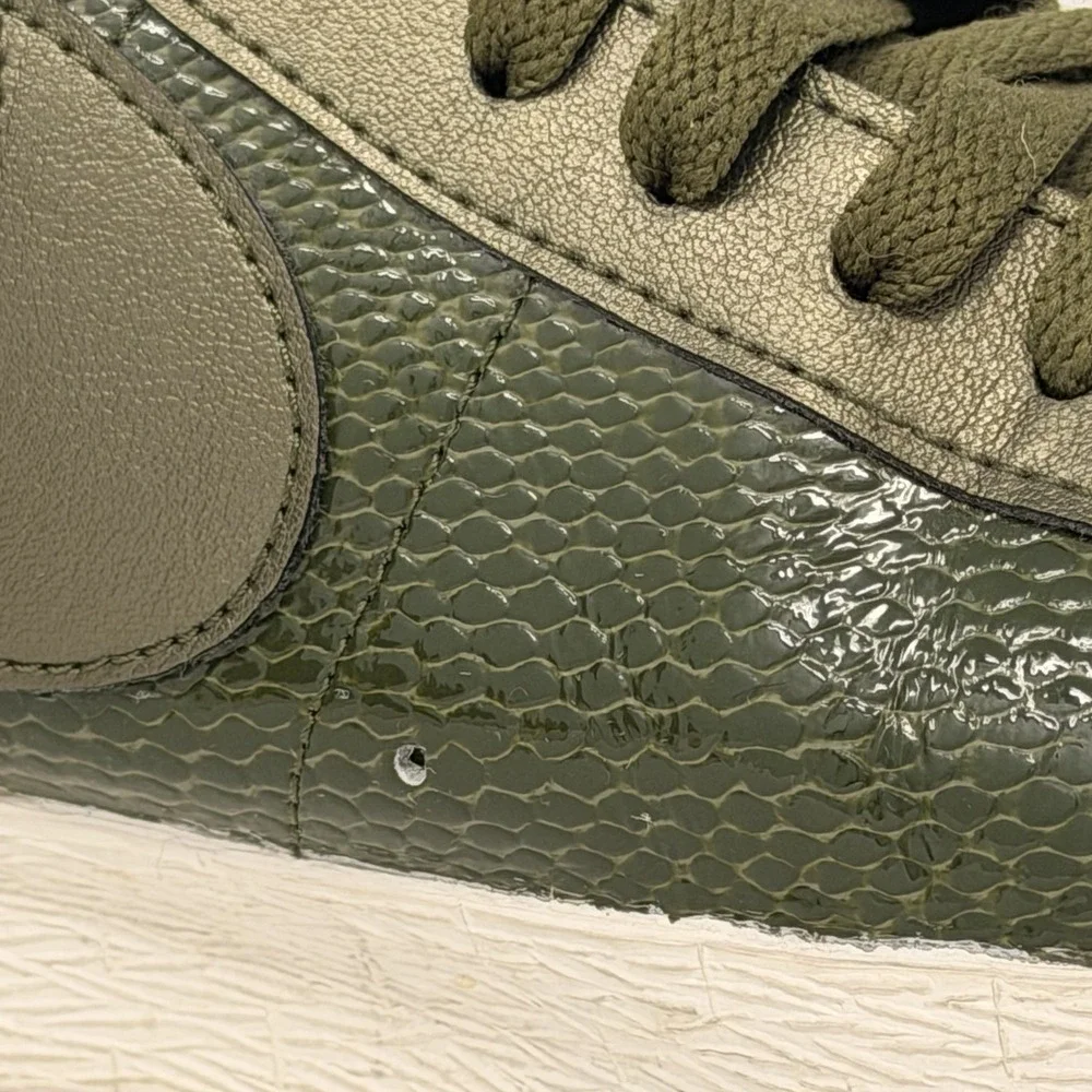 Nike Blazer Mid Leather Premium Snake Women's‎ US 8.5 Olive Green 685225-300